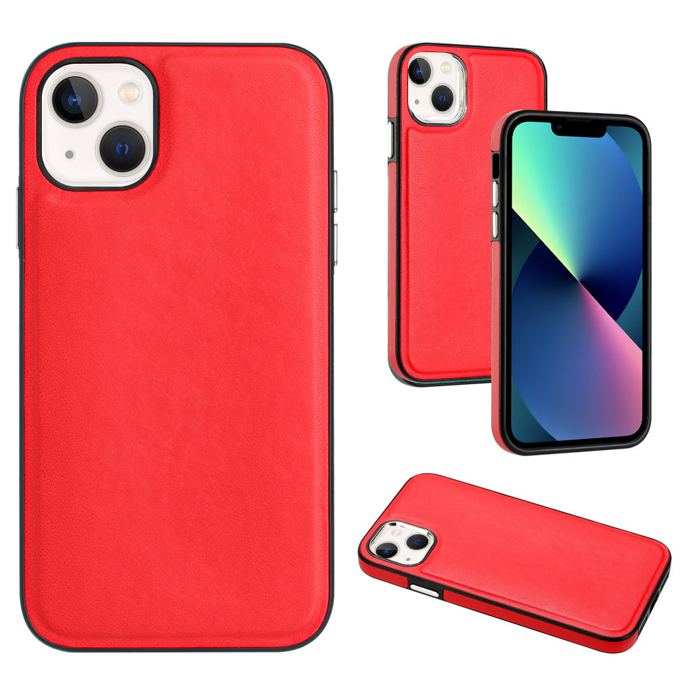 YB Leather Coating Series-6 For iPhone 13 PU Leather TPU Shell Shock-absorbing Cell Phone Case YB Leather Coating Series-6 For iPhone 13 PU Leather TPU Shell Shock-absorbing Cell Phone Case